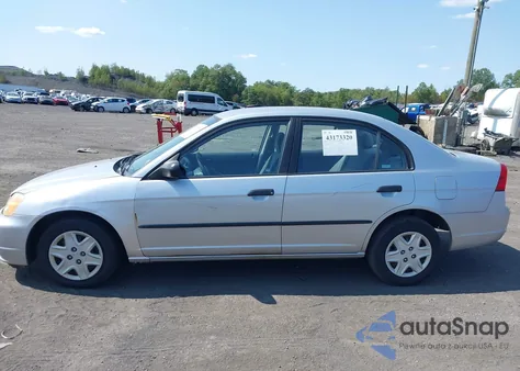 2003 Honda Civic Dx from USA, damaged, VIN 2HGES16103H606020